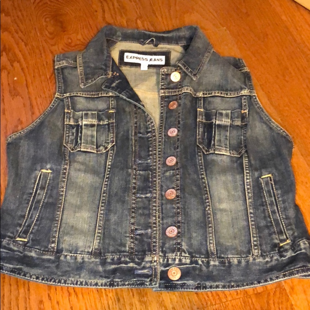 Express Jean Jacket Size Large
